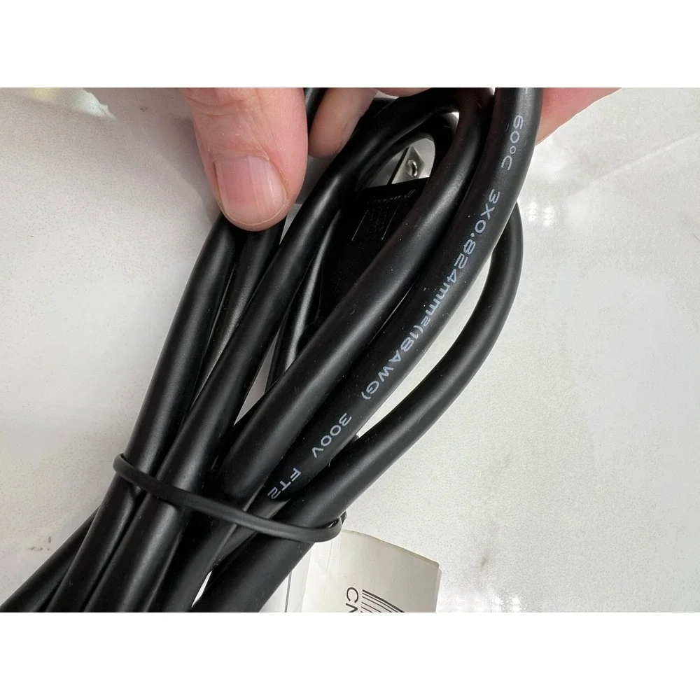 Mixed Computer Power Cords and VGA Video Cable Lot of 5 PC Monitor Cables